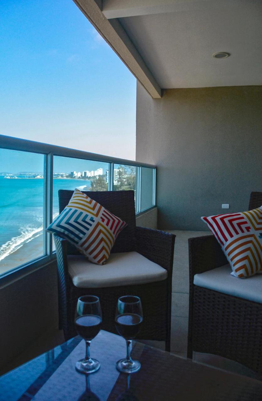 Appartement Lindo Departamento Al Pie De Playa Edificio Torre Oceanica à Salinas  Extérieur photo