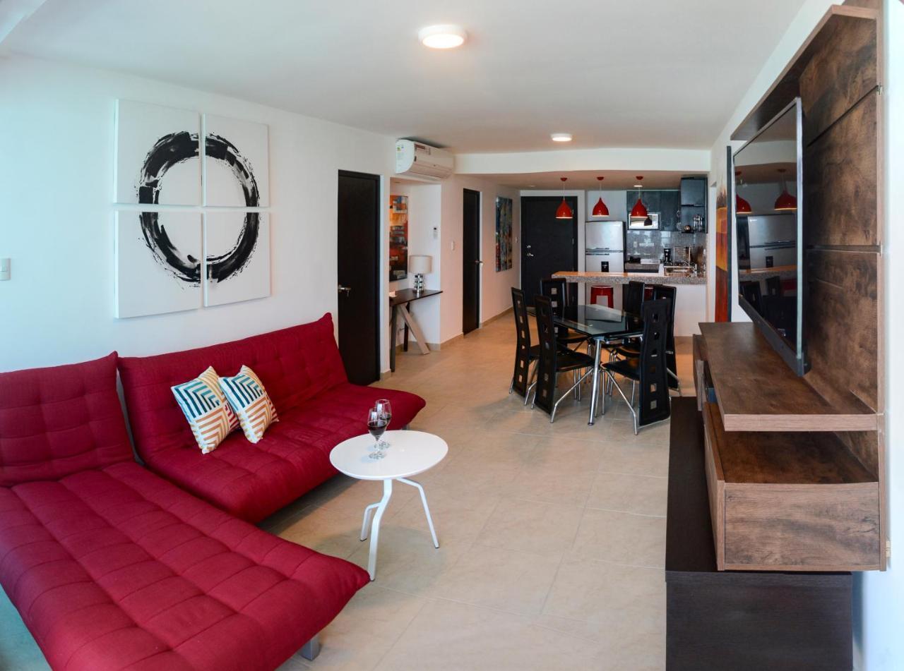 Appartement Lindo Departamento Al Pie De Playa Edificio Torre Oceanica à Salinas  Extérieur photo