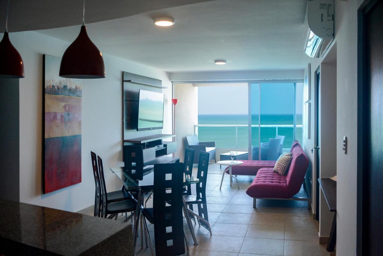 Appartement Lindo Departamento Al Pie De Playa Edificio Torre Oceanica à Salinas  Extérieur photo